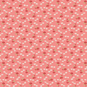 Wilmington Print Sentiments - 8739 - Flowers on Dark Pink - 98726-313 - Cotton Fabric