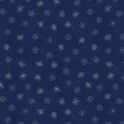 Wilmington Prints - Blissful - 8788 - Floral Foulard Navy - 27649 434 - Cotton Fabric