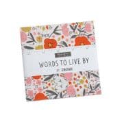 Words to Live By Charm Pack - Gingiber