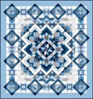 Zephyr - Block of the Month - 10 month;  - Finished Size 96x 102