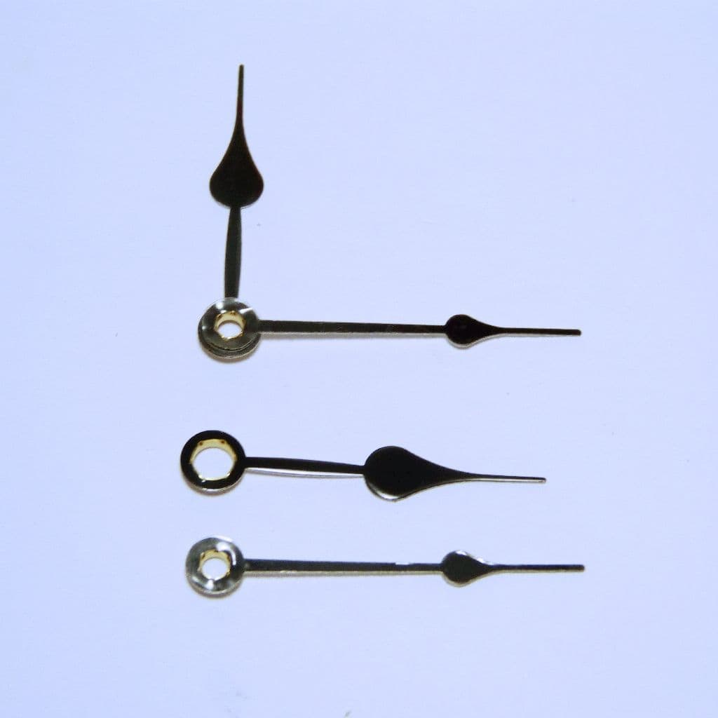 50mm Black spade clock hands
