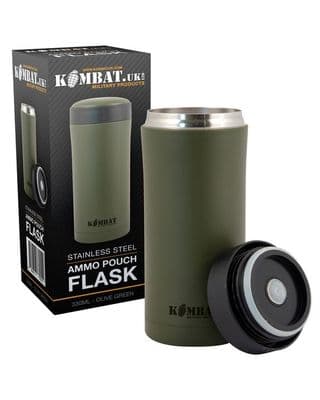 Ammo Pouch Flask Olive Green