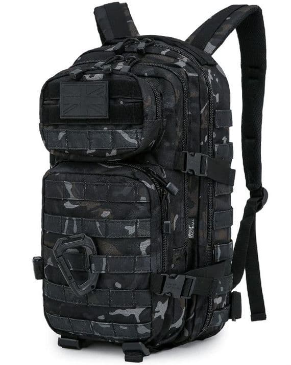 British Terrain Pattern Black 28 Litre Assault Pack