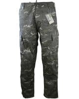 British Terrain Pattern  Black ACU  Style Trousers