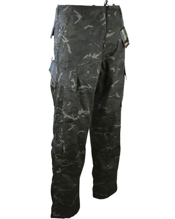 British Terrain Pattern  Black ACU  Style Trousers