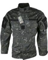 British Terrain Pattern Black  Assault Shirt  Acu Style