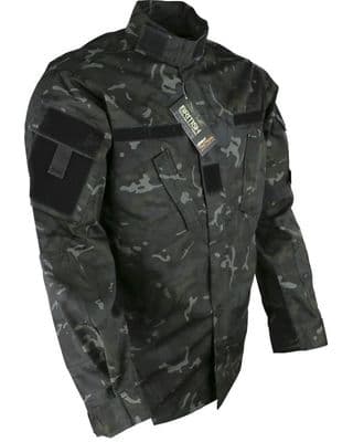 British Terrain Pattern Black  Assault Shirt  Acu Style