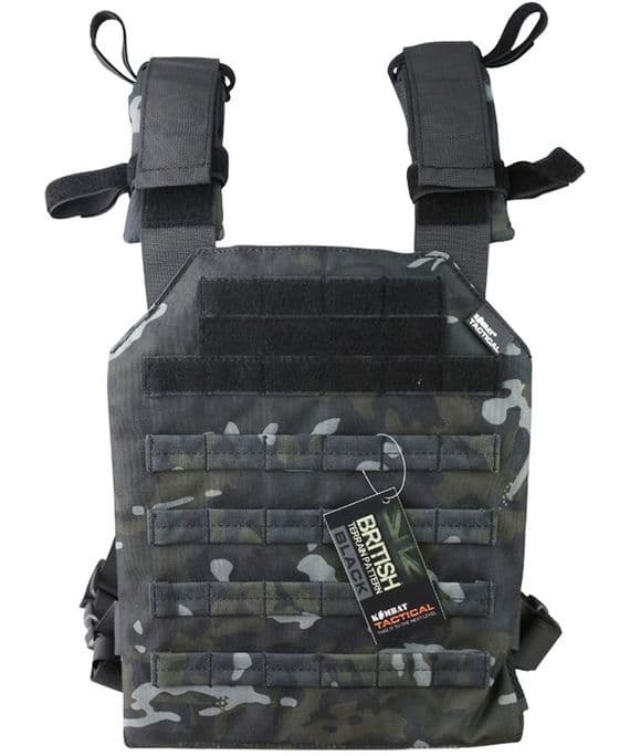 British Terrain Pattern Black Spartan Plate Carrier