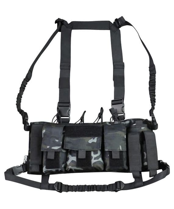 British Terrain Pattern Black Trojan Chest Rig