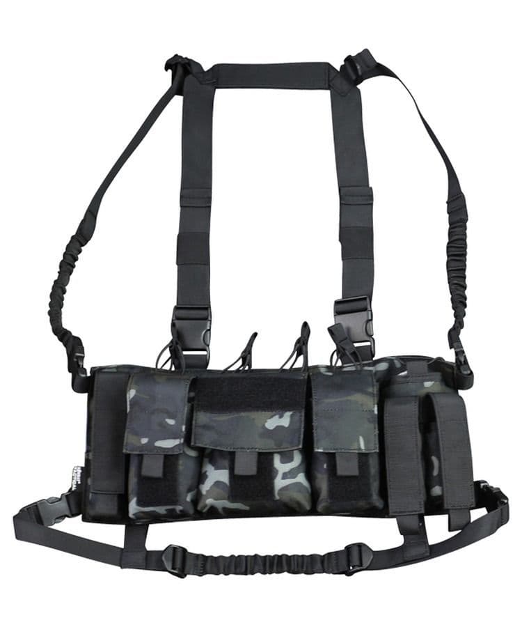 British Terrain Pattern Black Trojan Chest Rig