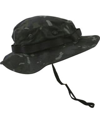 British Terrain Pattern Black - Us Style Boonie Hat