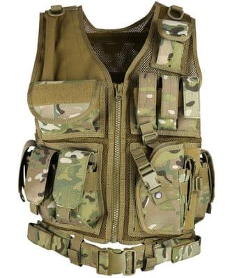 British Terrain Pattern Cross Draw Tactical Vest