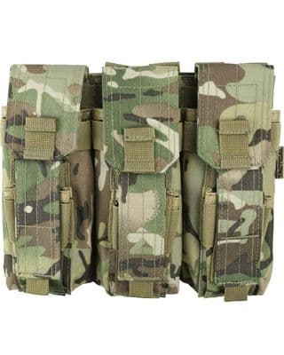 British Terrain Pattern Triple Mag Pouch with PISTOL Mag