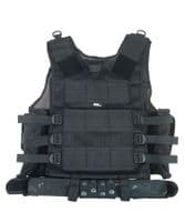 Cross Draw Tactical Vest BTP Black