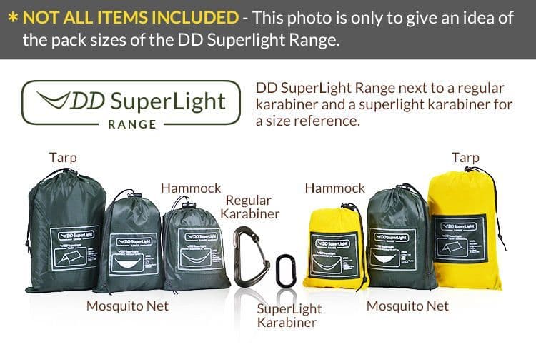 DD Hammocks SuperLight Tarp Tent teltta, oliivinvihreä