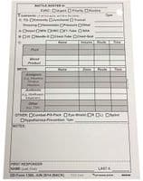 Double Sided Tactical Combat Casualty Care (TCCC) Card