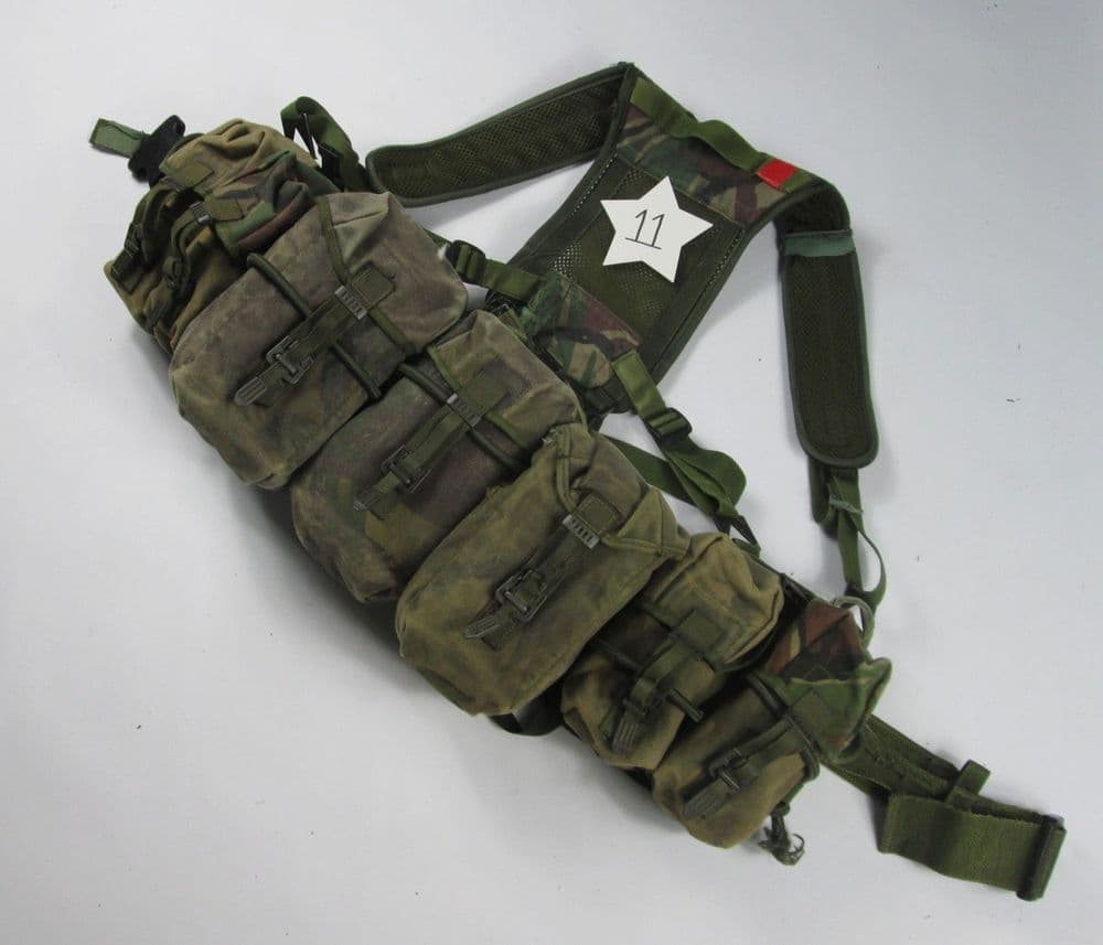 British Army Webbing DPM IRR PLCE Pouch Yoke Haversack Utility - Foto 9
