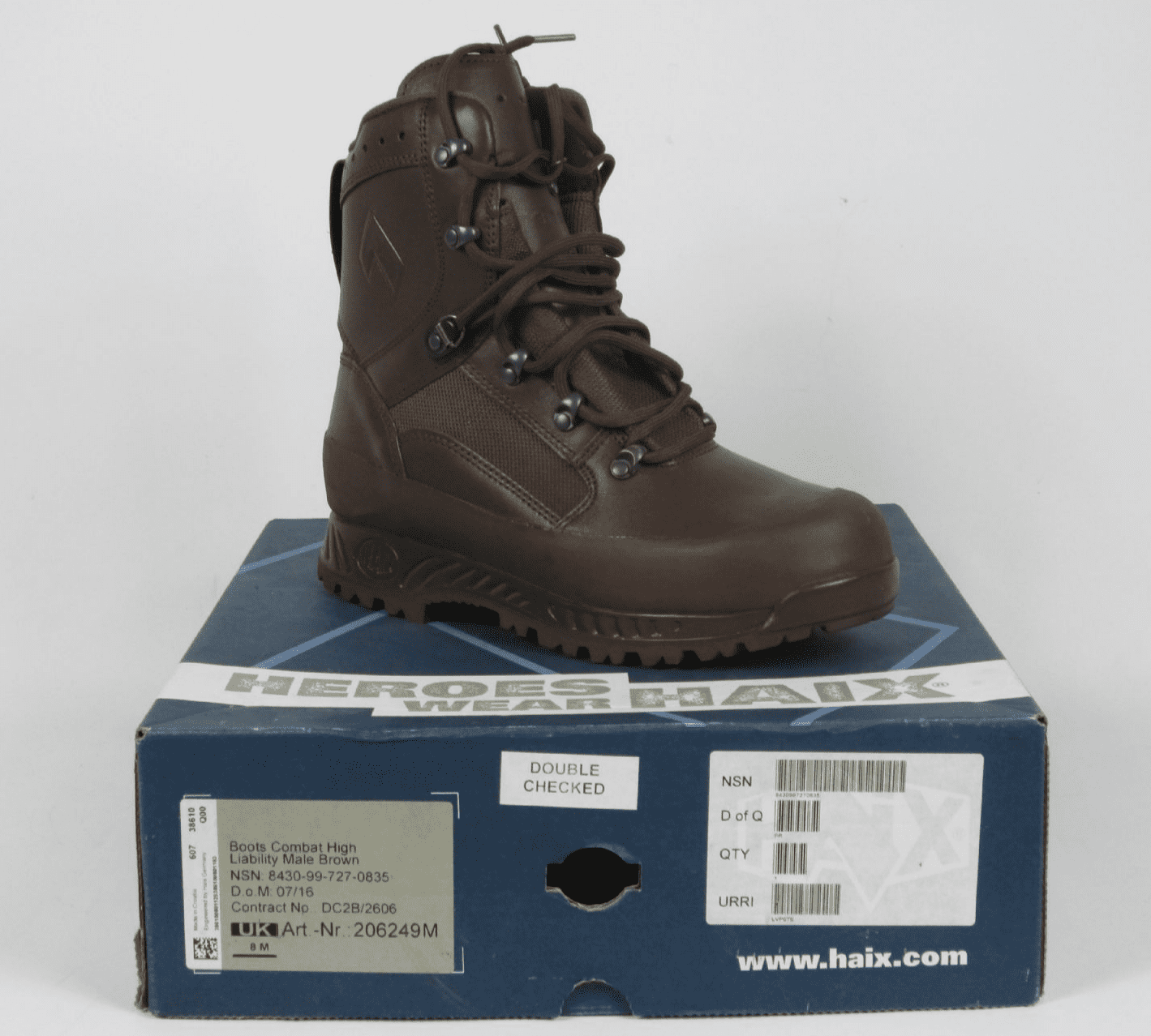 Haix Hi Liability Boots New In Box