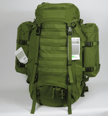 Karrimor SF 80/130 and Sabre Side Pockets Green