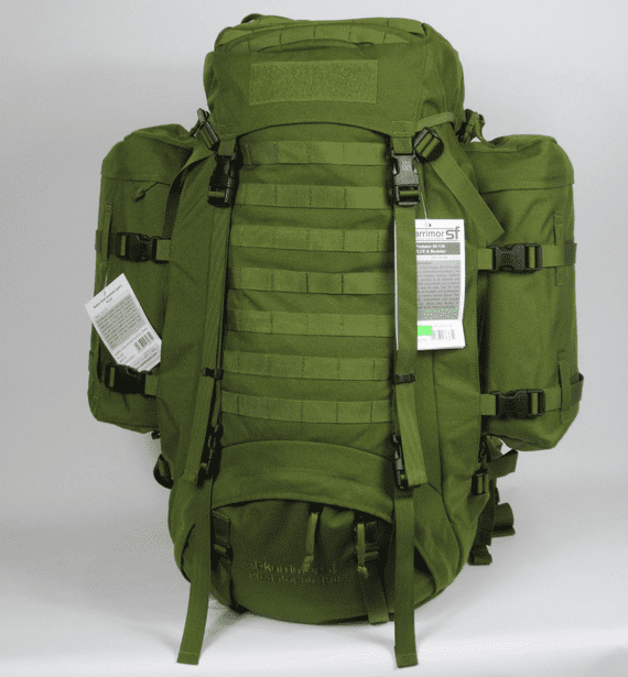 Karrimor SF 80/130 and Sabre Side Pockets Green