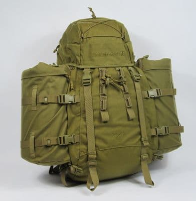 Karrimor SF Sabre 45 and Side Pockets Coyote Tan
