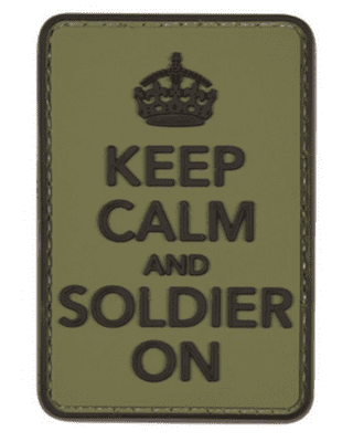 Keep Calm And Soldier On Patch