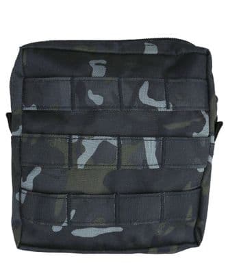 Kombat  Medium Molle Utility Pouch British Terrain Pattern Black