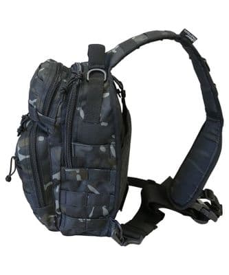 Kombat  Mini Molle Recon Shoulder Pack British Terrain Pattern Black
