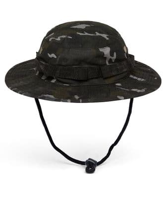 Kombat US Style Boonie Hat   British Terrain Pattern  Black