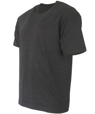 Military Plain T Shirt Black