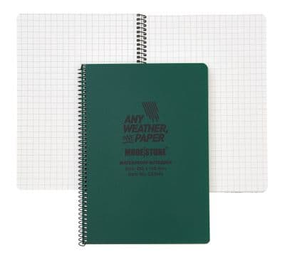 Modestone A5 Side Spiral Green