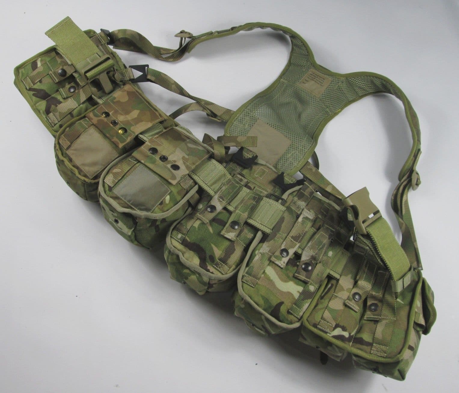 British Army Webbing DPM IRR PLCE Pouch Yoke Haversack Utility - Foto 12