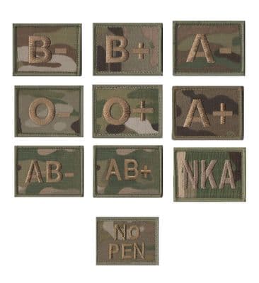 MTP Velcro Blood Group Patch
