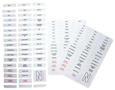 Pair of Heavy Duty Lightweight Plastic Model Kit Cards