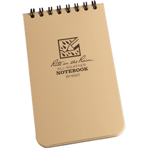 Rite In The Rain Tactical Note Pad - Tan 3