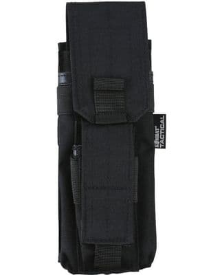 Single Mag Pouch With Pistol Mag - Black