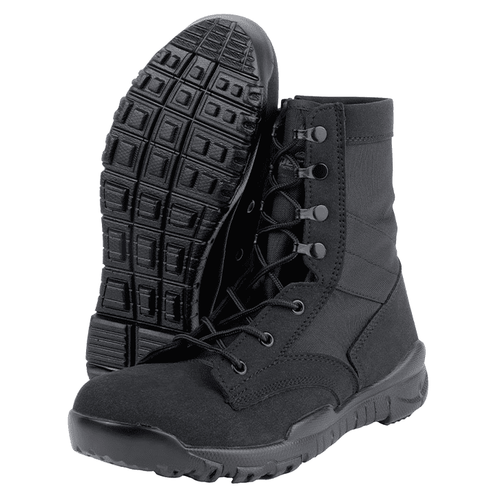 comfortable black tactical boots