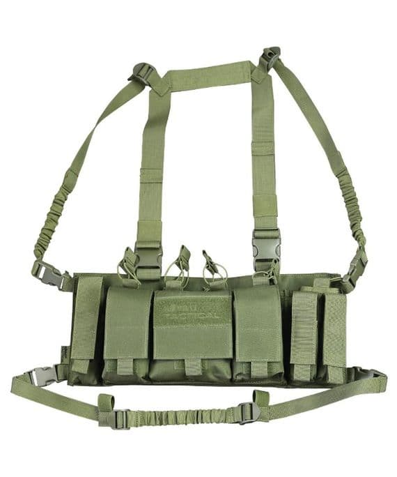 Trojan Chest Rig Olive Green