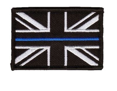 Union Jack Patch - Thin Blue Line  Police