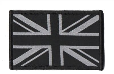 Union Jack Velcro Patch - Black