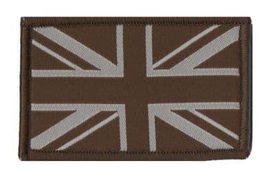 Union Jack Velcro Patch - Tan