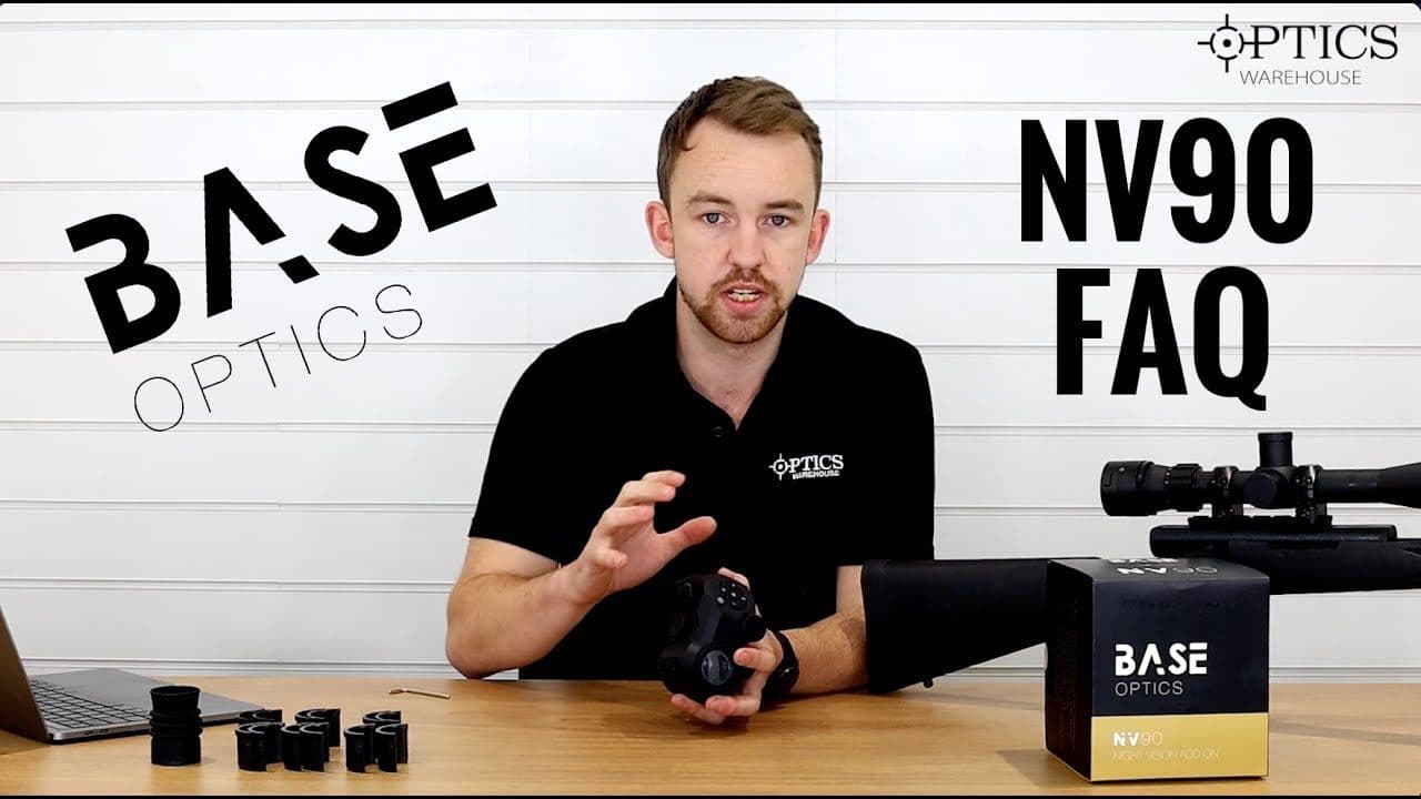 BASE Optics NV90 Night Vision Rear Scope AddOn For Rifle Scopes