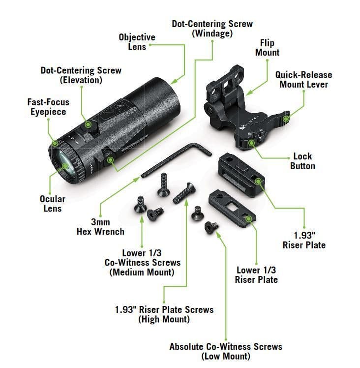 Vortex Optics Micro 6x Magnifier V6XM
