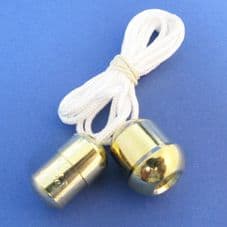 Gold Acorn and Cord Connector Set (CC/CAG)