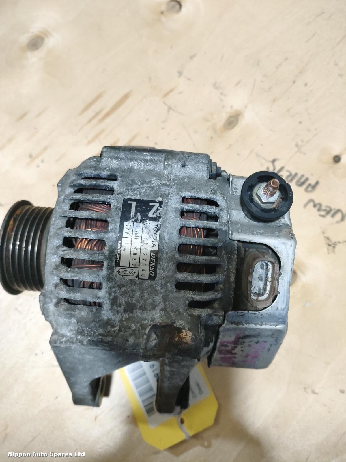 2002 TOYOTA MR2 Alternator Mk3 (ZZW30) 1.8 Petrol (1ZZ-FE) 80 Amp 27060 ...