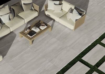 Dart Steel Premium Spanish Porcelain 2cm-900x600mm (Price From: £22.95/m2)