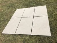 Quartz White Outdoor Porcelain Slabs  900x600x20mm