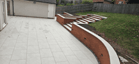 Quartz White Outdoor Porcelain Slabs  900x600x20mm