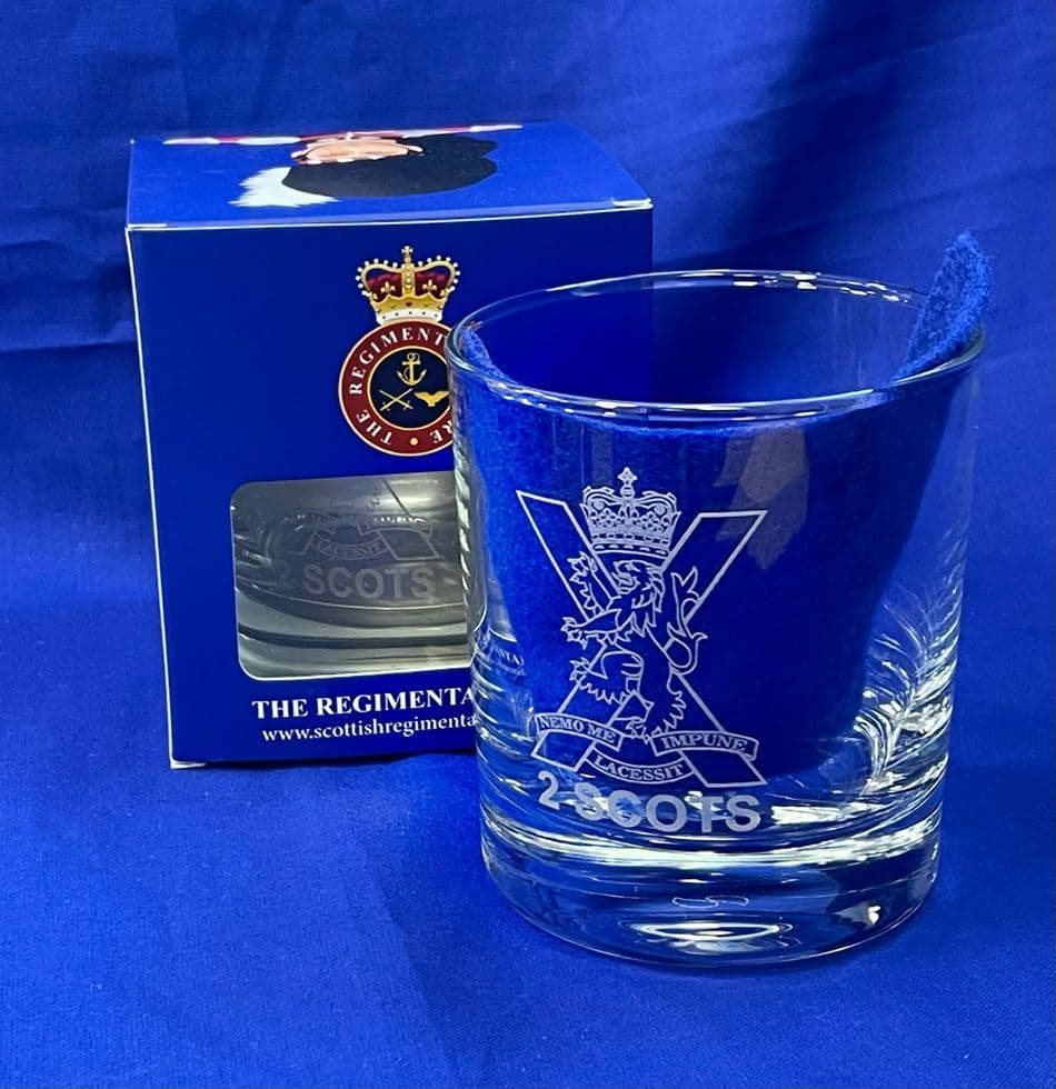 SCOTS Royal Regiment of Scotland pair if presentation 8oz round