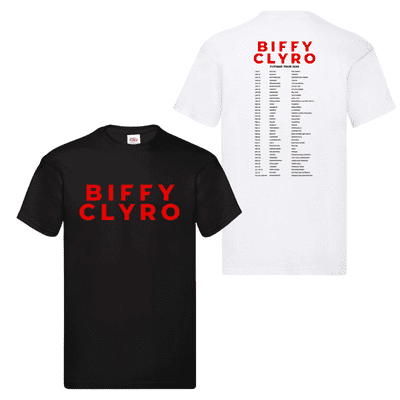 Biffy Clyro Futique Tour 2026 T-Shirt